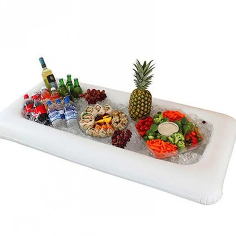 Custom PVC Inflatable Buffet & Salad Bar Ice Party Beverage Beer Food Cooler Holder