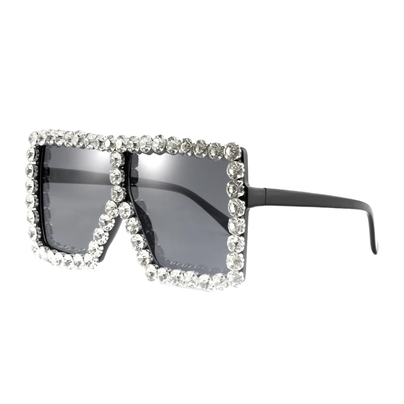 2021 Women Shades Oversize Big Size Square Fashion New Model Shiny Diamond Sunglasses Women
2021 Women Shades Oversize Big Size Square Fashion New Model Shiny Diamond Sunglasses Women