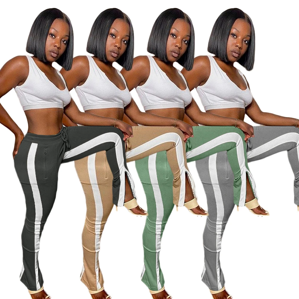 YD-TK6131 2020 women pants stylish fashion casual Split and zipper slacks latex pants for women
YD-TK6131 2020 women pants stylish fashion casual Split and zipper slacks latex pants for women