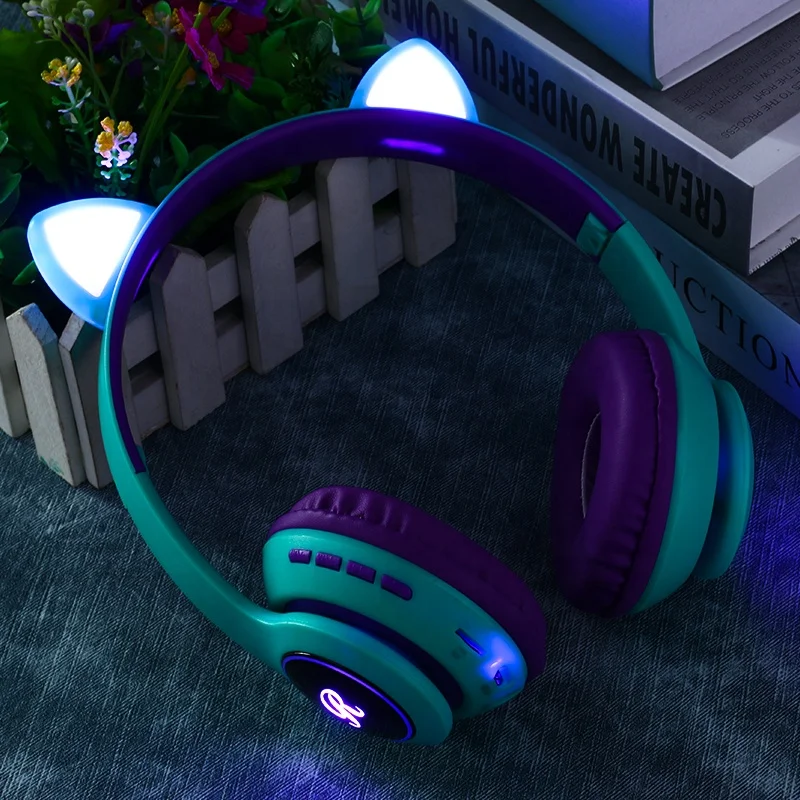New Arrivals 2021 LED Wireless Headphones Cat Headphones Headset Earphones For Party Gift Auricular Audifonos Gato Para Celular, Yellow,green,blue,pink
New Arrivals 2021 LED Wireless Headphones Cat Headphones Headset Earphones For Party Gift Auricular Audifonos Gato Para Celular, Yellow,green,blue,pink