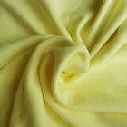 High Quality Fashionable Cotton 100% Wholesale 40S Yellow Color Design Soft Knitted Fabric For Bedding