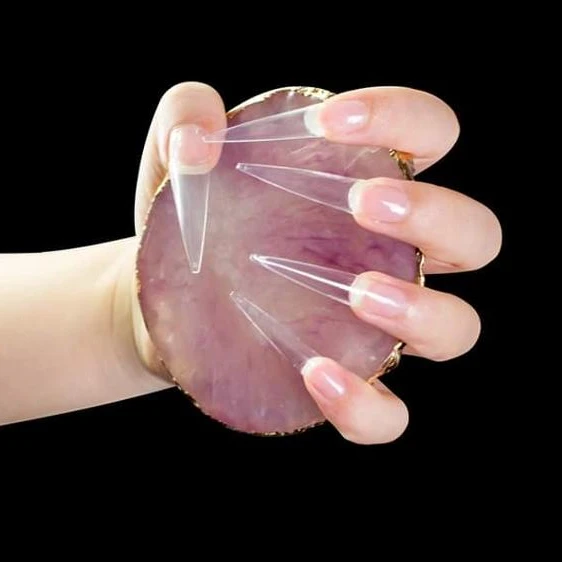 Acrylic Salon long half cover coffin nails artificial nail tips Half Cover Nail Art Tips
Acrylic Salon long half cover coffin nails artificial nail tips Half Cover Nail Art Tips