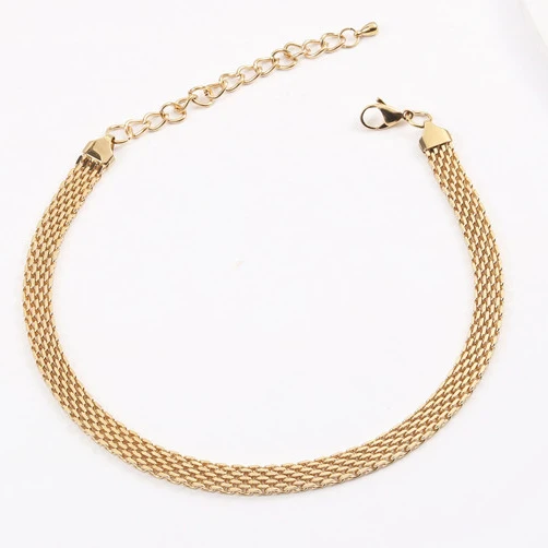 Fashion Stainless Steel Jewelry 18K Gold Plated Watch Strap Wide Chain Choker Short Necklace
Fashion Stainless Steel Jewelry 18K Gold Plated Watch Strap Wide Chain Choker Short Necklace