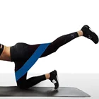 using elastic thick resistance bands fabric hip glutes for builder workout