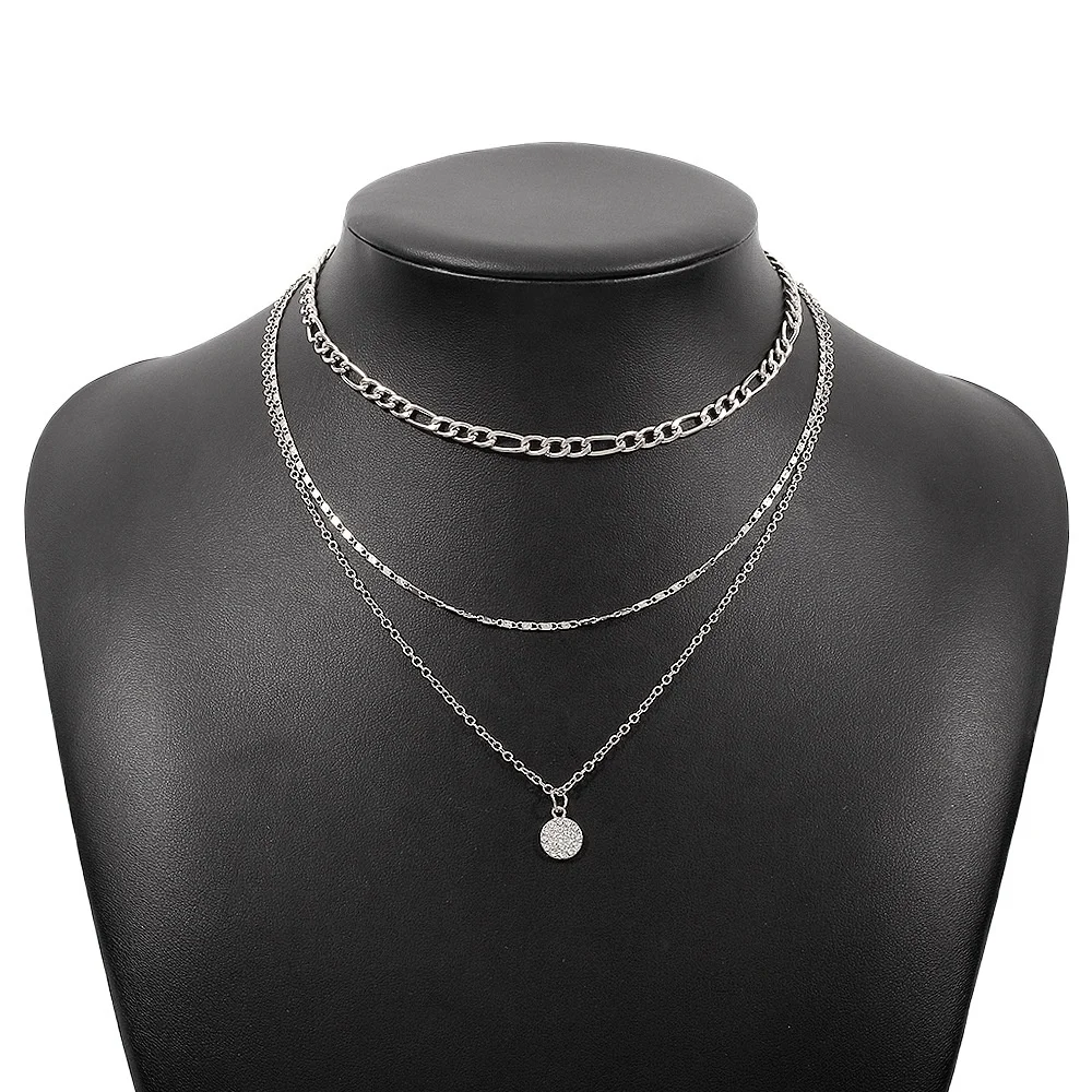 New personality thin chain multi-layer simple necklace ladies disc butterfly love alloy necklace
New personality thin chain multi-layer simple necklace ladies disc butterfly love alloy necklace