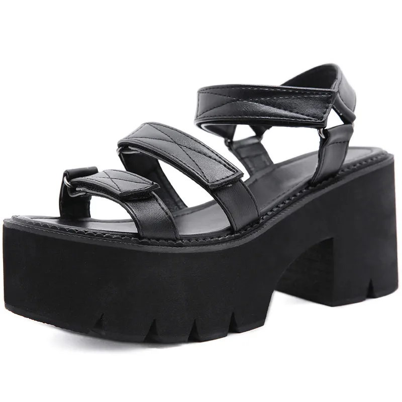 2021 Hook Loop Wedges Ankle Strap High Heels Platform Thick Sole Women Sandals Fashion Block Heels PU Leather Ladies Shoes
2021 Hook Loop Wedges Ankle Strap High Heels Platform Thick Sole Women Sandals Fashion Block Heels PU Leather Ladies Shoes