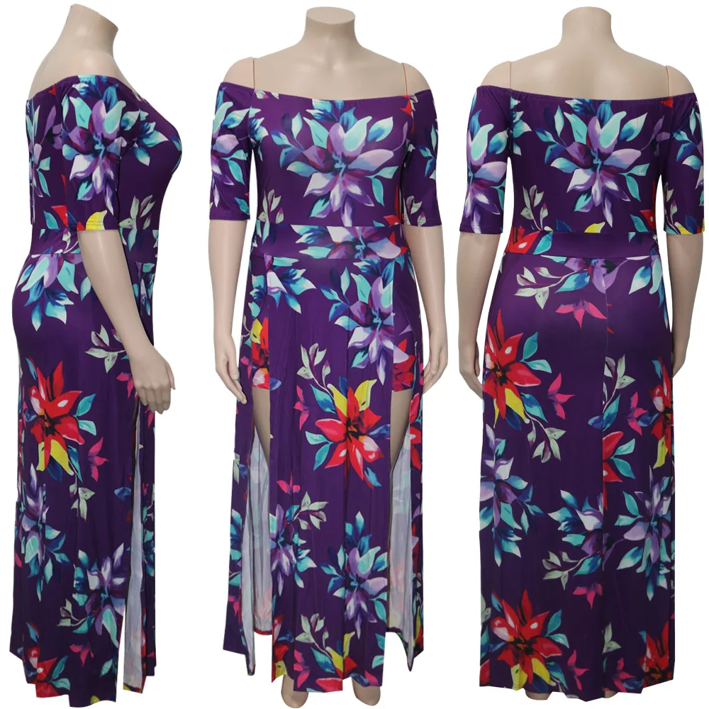 2020 New Design Plus Size Dress 5XL Wholesale Women Clothing FM-P5005