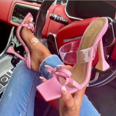 Rome new butterfly high heels square toe transparent large size cool women square heels sandals, Beige,white,pink,black
Rome new butterfly high heels square toe transparent large size cool women square heels sandals, Beige,white,pink,black