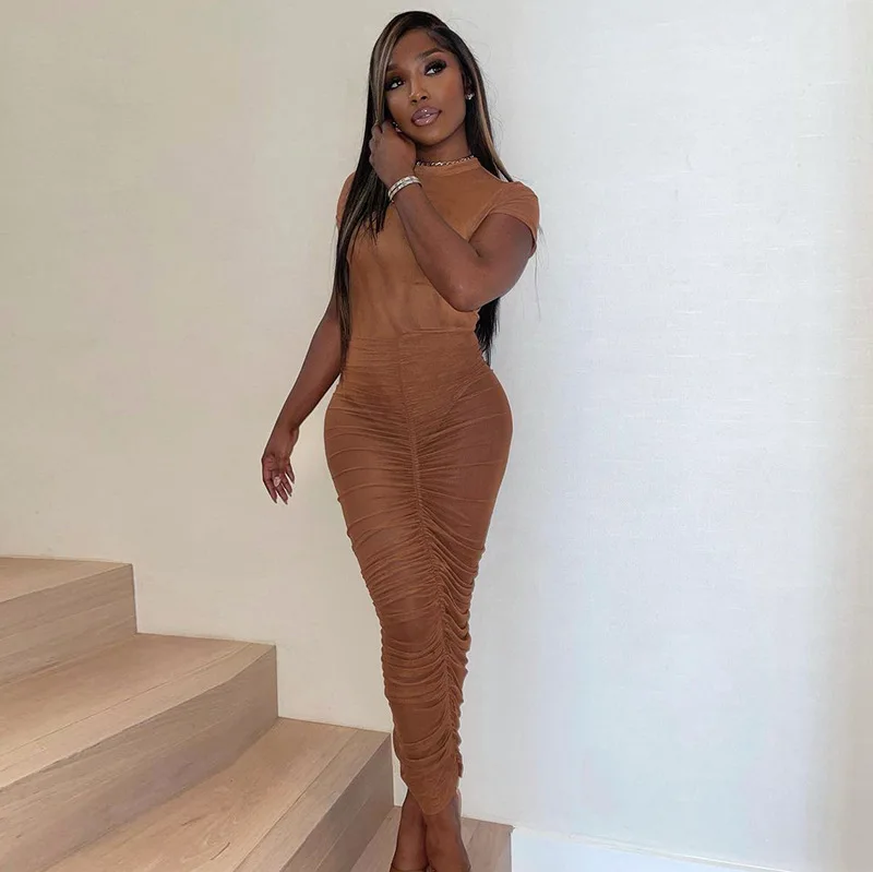 2021 Summer Women Outfits Bodycon Wholesale See Through Mesh Bodycon Sexy Bodysuits Top Y2K Skirts Two Pieces Sets
2021 Summer Women Outfits Bodycon Wholesale See Through Mesh Bodycon Sexy Bodysuits Top Y2K Skirts Two Pieces Sets