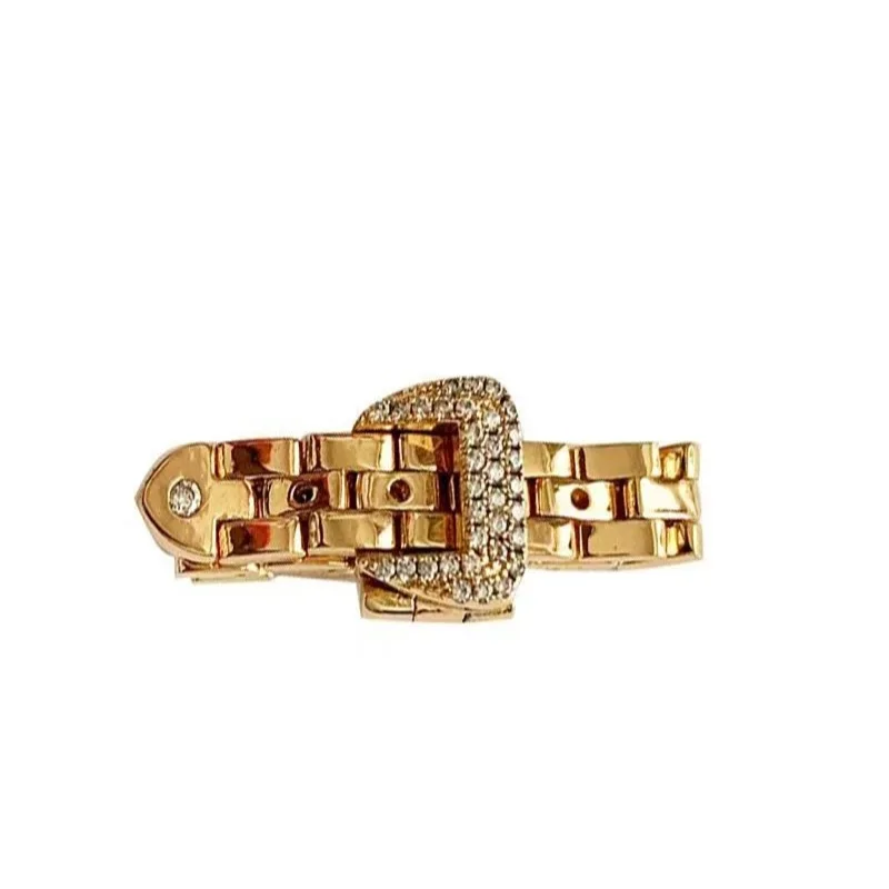 Creative Female Resizable Inlay Crystal Belt Buckle Finger Ring Fashion Accessories INS Crystal Waist Belt Shape Finger Rings
Creative Female Resizable Inlay Crystal Belt Buckle Finger Ring Fashion Accessories INS Crystal Waist Belt Shape Finger Rings