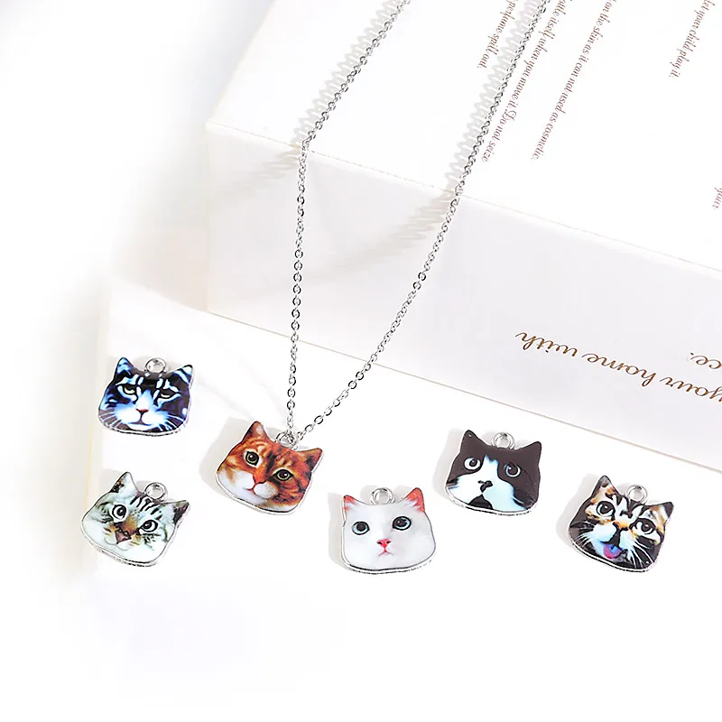 Alloy Dripping Cat Pendant Animal Pendant Enameled Charm For DIY Bracelet Making, As photo
Alloy Dripping Cat Pendant Animal Pendant Enameled Charm For DIY Bracelet Making, As photo