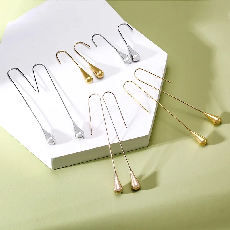 Minimalist Gold Plating Titanium Steel Hook Earring Trendy Water Drop Stainless Steel Hook Earring For Women
Minimalist Gold Plating Titanium Steel Hook Earring Trendy Water Drop Stainless Steel Hook Earring For Women