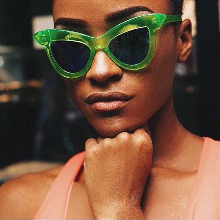 Fashion Personality Cat Eye Sunglasses Big Frame Eyebrow Style Sun Glasses Vintage Womens Shades Sunglasses For Party, 10 colors
Fashion Personality Cat Eye Sunglasses Big Frame Eyebrow Style Sun Glasses Vintage Womens Shades Sunglasses For Party, 10 colors