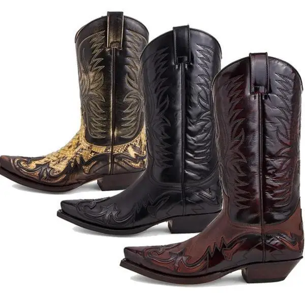 PDEP new design high end cowboy boots leather for prining decoreation men's western boots, Colourful
PDEP new design high end cowboy boots leather for prining decoreation men's western boots, Colourful