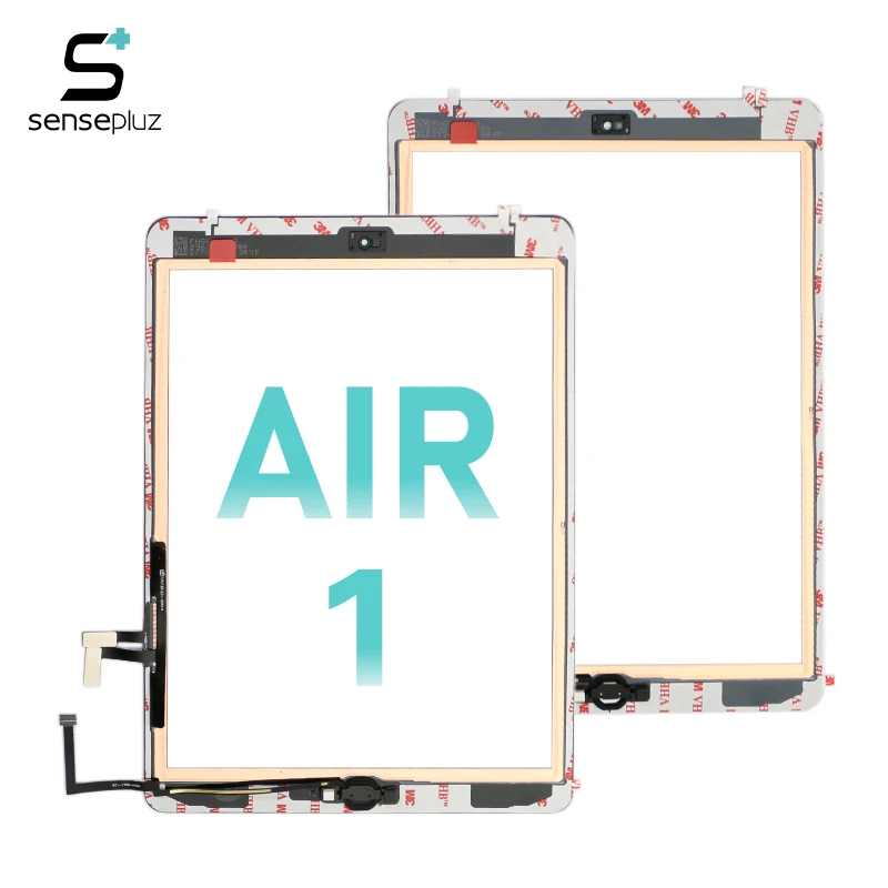 high-end quality digitizer price for ipad Air 1 with sticker home bottom screen replacement, Black white
high-end quality digitizer price for ipad Air 1 with sticker home bottom screen replacement, Black white