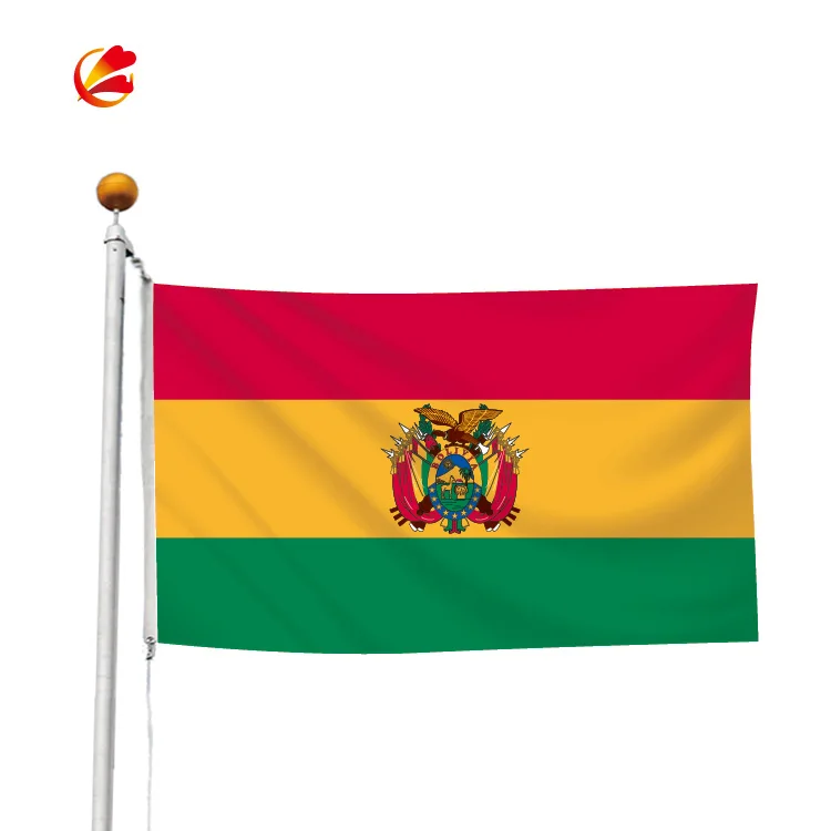 Verfügbar Bereit Zu Schiff 3x5 Ft 90x150cm Rot gelb grün BO Bolivianischen bolivien nationalen flagge