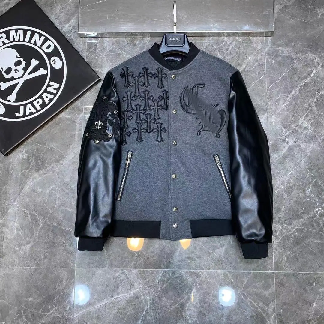 Spring and autumn jacket casual M-4XL black and white all-match fashion jacket, Black,white
Spring and autumn jacket casual M-4XL black and white all-match fashion jacket, Black,white