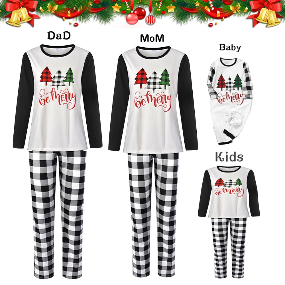 Wholesale Family Pajama Set Matching Baby Womens Girls Men white black Plaid Design Hot Fashion Boys Christmas Pajamas, Photo shows
Wholesale Family Pajama Set Matching Baby Womens Girls Men white black Plaid Design Hot Fashion Boys Christmas Pajamas, Photo shows