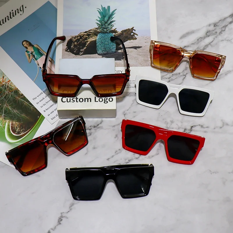 New Fashion Square Sunglasses for Men Women Five Star Design Glasses Vintage Big Frame Shades Flat Top Hot Sale Black Leopard, 6 colors
New Fashion Square Sunglasses for Men Women Five Star Design Glasses Vintage Big Frame Shades Flat Top Hot Sale Black Leopard, 6 colors