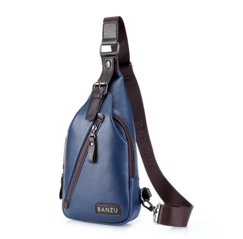 2022 new sling bag wholesale high quality PU leather multifunction headphone hole student bag chest bag with USB port, 3 colors
2022 new sling bag wholesale high quality PU leather multifunction headphone hole student bag chest bag with USB port, 3 colors