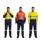 High Visibility Coal Mine Hi Vis Uniforms Construction Workwear