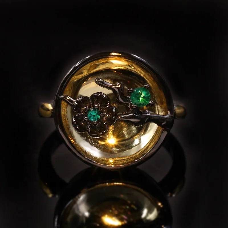 Fashion Design Elegant Butterfly Flower Rings for Women Handmade Enamel Crystal Luxury Wedding Banquet Finger Ring Jewelry
Fashion Design Elegant Butterfly Flower Rings for Women Handmade Enamel Crystal Luxury Wedding Banquet Finger Ring Jewelry