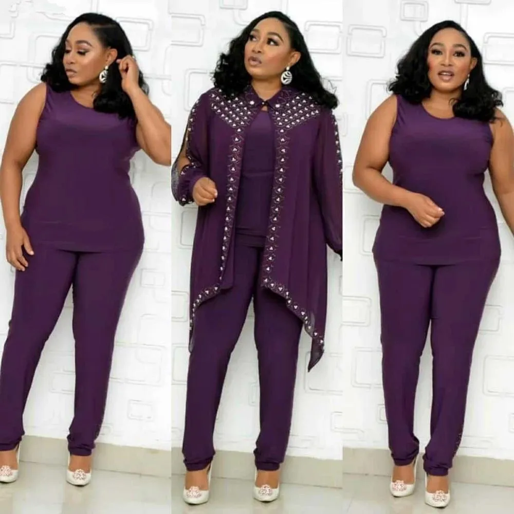 plus size 3XL African women office ladies work wear suit Pearl lace decoration cloak coat shirt pant outfit 3pcs set, Customized color
plus size 3XL African women office ladies work wear suit Pearl lace decoration cloak coat shirt pant outfit 3pcs set, Customized color