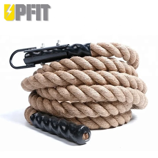 Hot sale Professional Gym Training Crossfit Manila Climbing Rope With Hook, Customized
Hot sale Professional Gym Training Crossfit Manila Climbing Rope With Hook, Customized