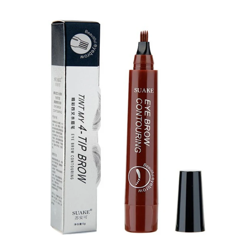 Four Forked Eyebrow Pen Liquid Eyebrow Pencil Waterproof 3D Stereoscopic Liquid Five Color Eyebrow Refill Pencil Makeup
Four Forked Eyebrow Pen Liquid Eyebrow Pencil Waterproof 3D Stereoscopic Liquid Five Color Eyebrow Refill Pencil Makeup