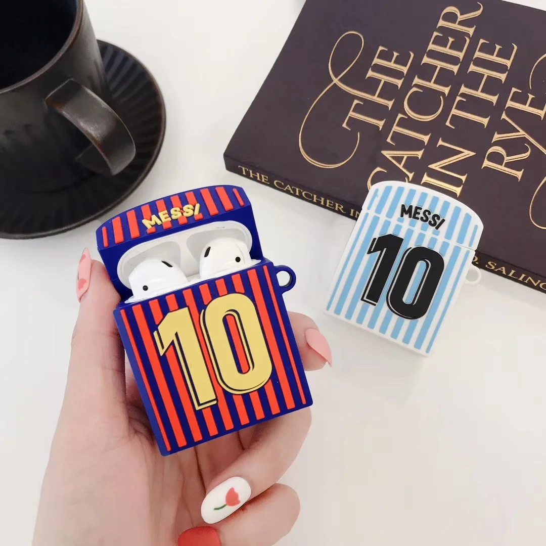 Football Basketball Jersey Number 10 Messi For AirPods Case Rubber Cover Silicone Case
Football Basketball Jersey Number 10 Messi For AirPods Case Rubber Cover Silicone Case