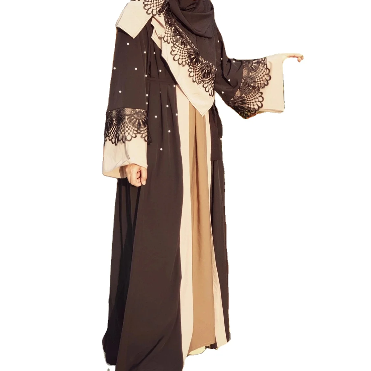 Hot Style Wholesale Middle East Long Sleeve Abaya Clothes Women Muslim Dress Islamic Clothing Abayas From Dubai Women 2020, White
Hot Style Wholesale Middle East Long Sleeve Abaya Clothes Women Muslim Dress Islamic Clothing Abayas From Dubai Women 2020, White