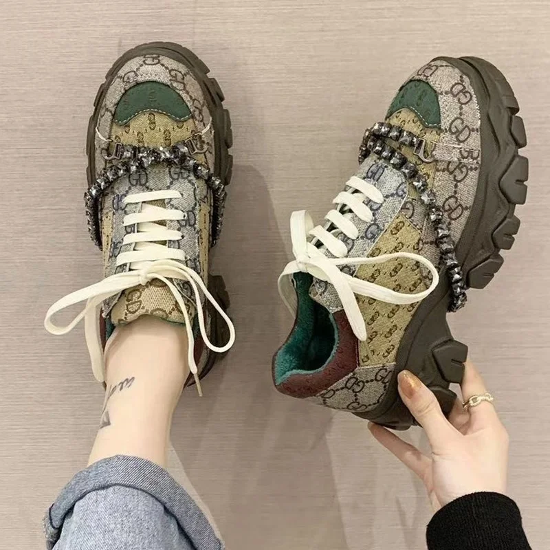 Street Wear Fashion Design Comfortable Anti Slip Women Tennis Shoes Sneakers Soft Breathable Running Shoes Lace Up, Red,khaki
Street Wear Fashion Design Comfortable Anti Slip Women Tennis Shoes Sneakers Soft Breathable Running Shoes Lace Up, Red,khaki