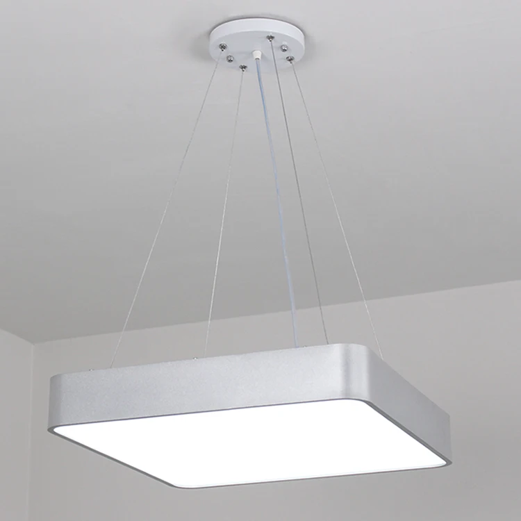 40W 60W 80W 100W ceiling hanging recessed zhongshan factory custom made aluminum iron acrylic led panel light