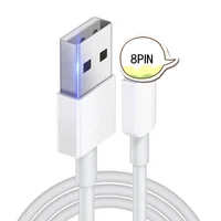 

High Quality 3FT White Color Original E75 8 Pin 2A USB Cable For iPhone X 8 7 6s Plus Compatible IOS 1112 13