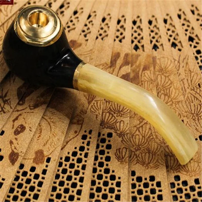 Resin Natural Delicate Retro Multifunction Smoking Pipe, Black 
Resin Natural Delicate Retro Multifunction Smoking Pipe, Black