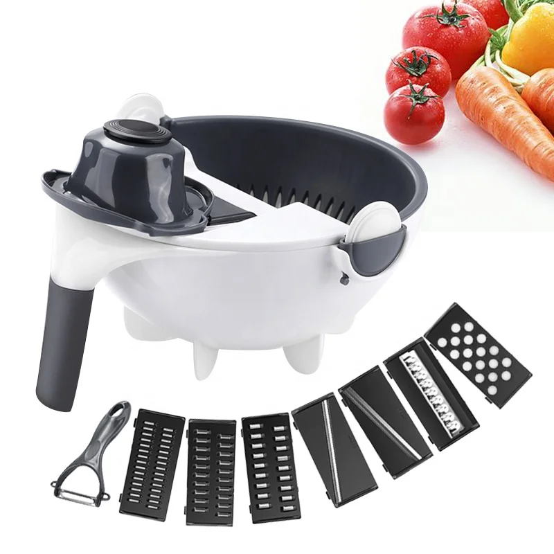 Amazon Hot Selling 2000ml Rotatable Kitchen Vegetable Food Grater Manual Mandoline Slicer with Food Container, White
Amazon Hot Selling 2000ml Rotatable Kitchen Vegetable Food Grater Manual Mandoline Slicer with Food Container, White