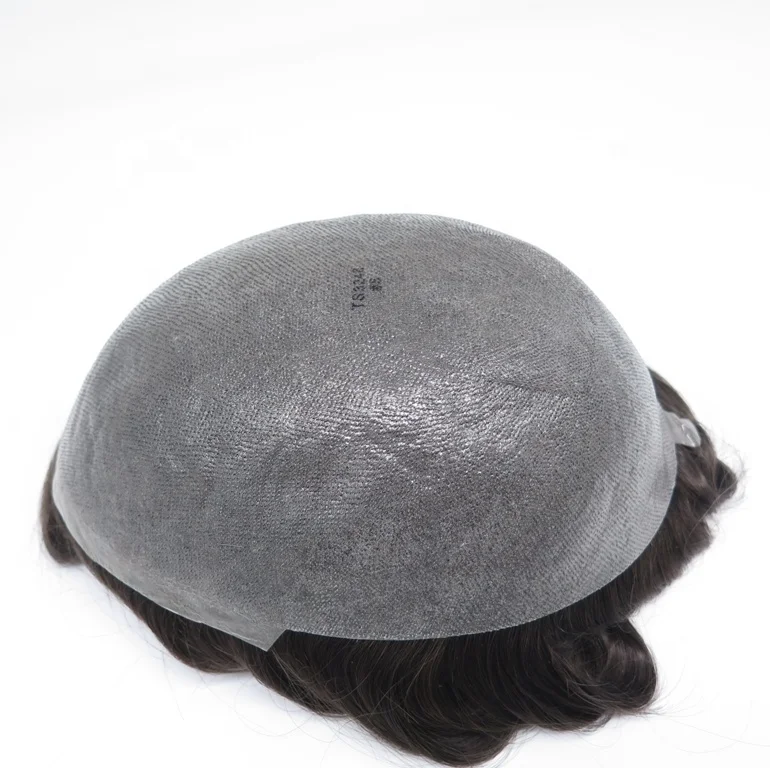 China human hair thin skin toupee for men with grey for old men, mens hair system thickness 08-10,super thin skin with V-loop
China human hair thin skin toupee for men with grey for old men, mens hair system thickness 08-10,super thin skin with V-loop