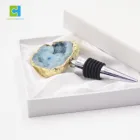 Christmas Wine Stopper Christmas Luxury Natural Crystal Gem Wine Bottle Stopper