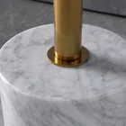 italian Kakala White luxury coffee table modern round marble coffee table small table