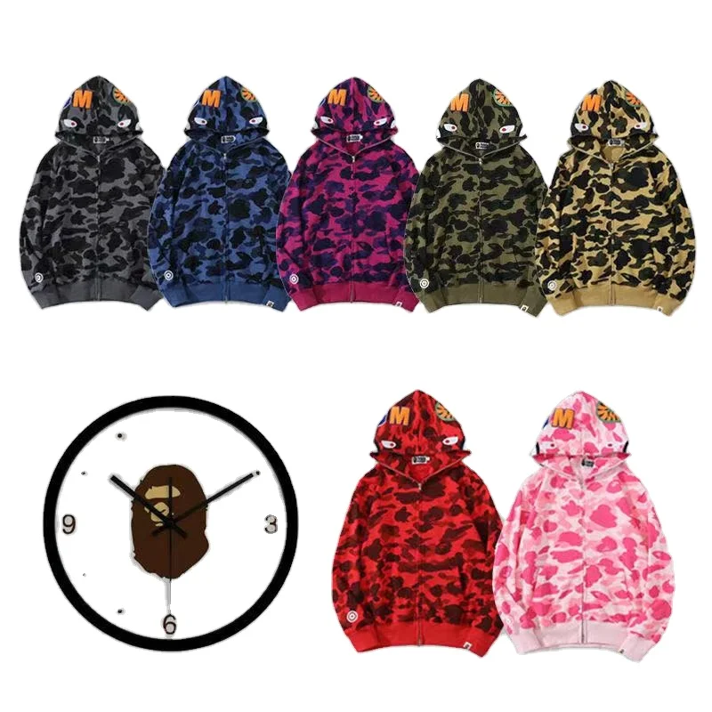 High Quality Ape Shark Hoodie Fashion Casual Teenage Adult Sweater Full Zipper Unisex Jacket
High Quality Ape Shark Hoodie Fashion Casual Teenage Adult Sweater Full Zipper Unisex Jacket