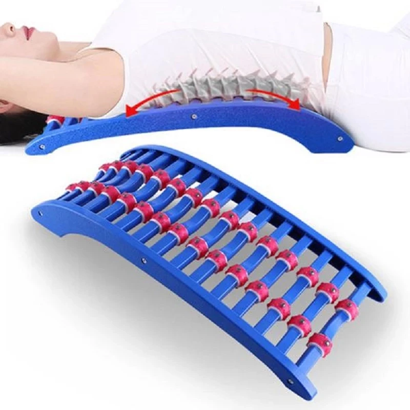 New arrival spine lumbar support correction massage stretcher back stretcher with magnetic roller, Blue
New arrival spine lumbar support correction massage stretcher back stretcher with magnetic roller, Blue