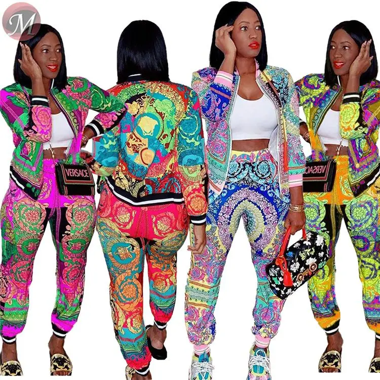 9100712 newest multicolor printed short jacket casual Pant 2019 Women Two Piece Outfits Set, Green,silver,yellow,pink
9100712 newest multicolor printed short jacket casual Pant 2019 Women Two Piece Outfits Set, Green,silver,yellow,pink
