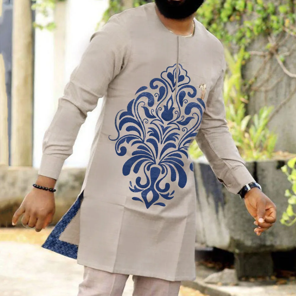 2021 autumn/winter new men's clothing long Middle Eastern men's shirt ethnic style digital printing long sleeve shirt, Picture shows
2021 autumn/winter new men's clothing long Middle Eastern men's shirt ethnic style digital printing long sleeve shirt, Picture shows