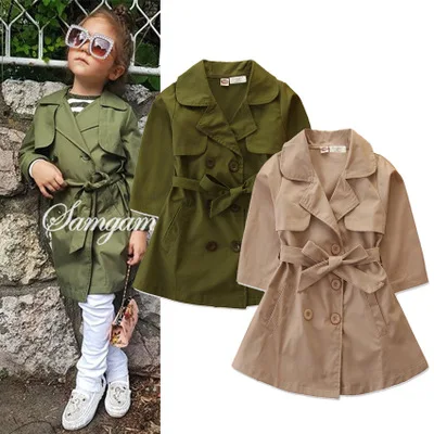 2019 New arrival stylish kids clothing single-breasted trench coat belt long sleeve 2-7 years girls clothing girl coat
2019 New arrival stylish kids clothing single-breasted trench coat belt long sleeve 2-7 years girls clothing girl coat