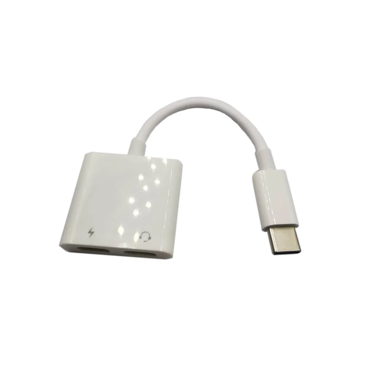 Hot sell 2 in 1 Type c Audio Adapter Dual Type c Headphone Aux adapter cable Converter For Samsung, White
Hot sell 2 in 1 Type c Audio Adapter Dual Type c Headphone Aux adapter cable Converter For Samsung, White