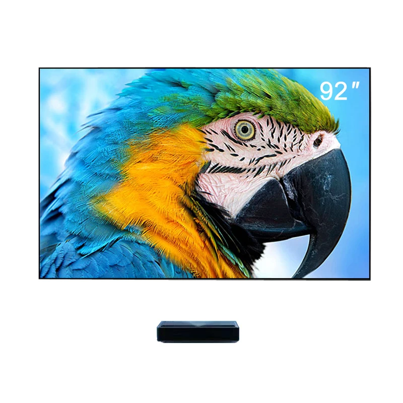 92" 4K PET Crystal CLR Ultra Short Throw Projector screen ambient light rejecting ust alr screen for home theater
92" 4K PET Crystal CLR Ultra Short Throw Projector screen ambient light rejecting ust alr screen for home theater