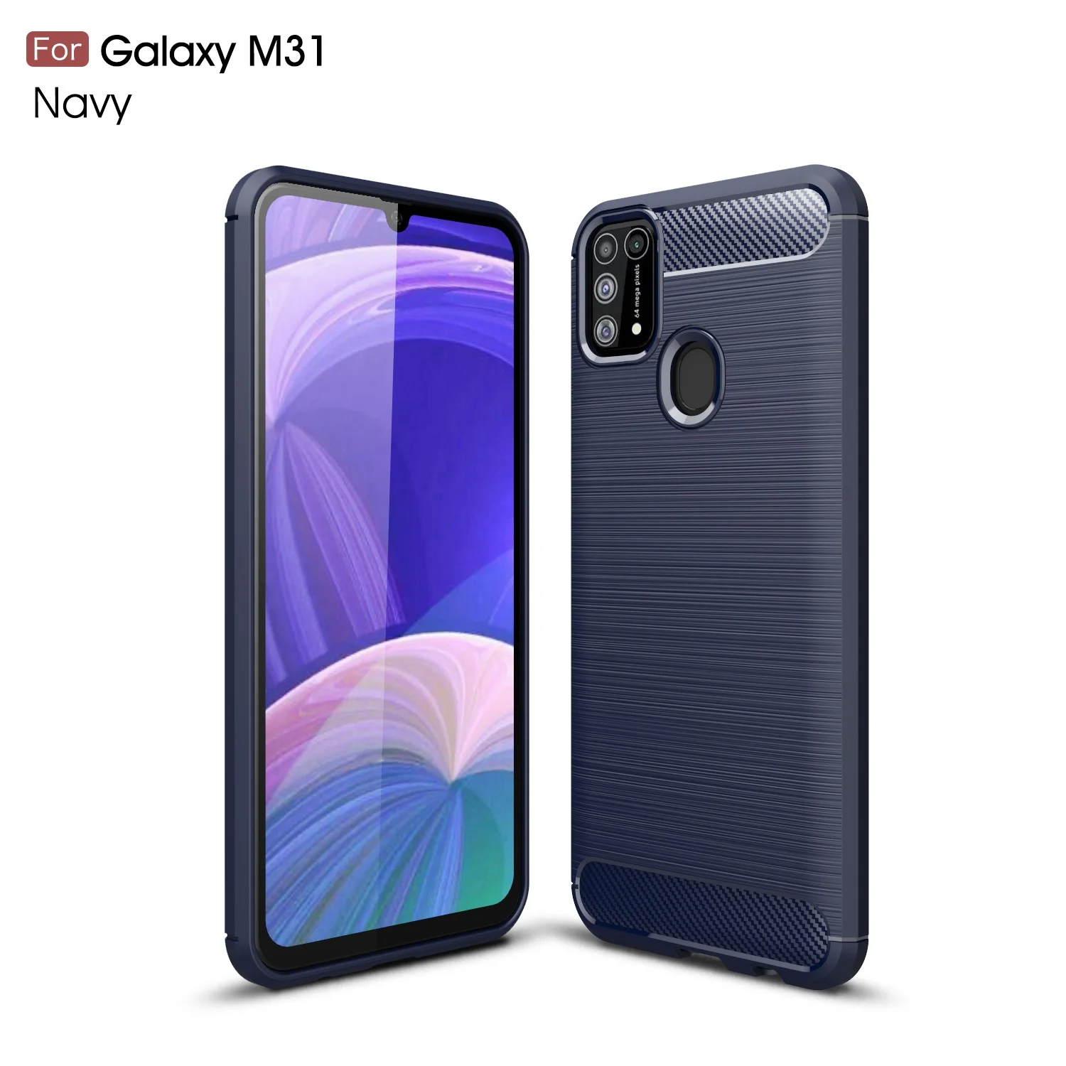 Hotest Mobile Phone Brush Carbon Fiber Soft TPU Back Cover Case For Samsung galaxy M31, Multi-color, can be customized
Hotest Mobile Phone Brush Carbon Fiber Soft TPU Back Cover Case For Samsung galaxy M31, Multi-color, can be customized