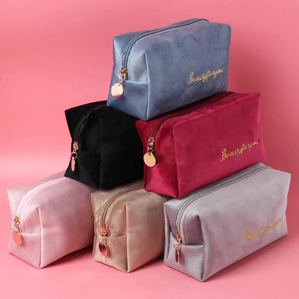 Wholesale Custom Logo Suede Velvet Cosmetic Case Travel Makeup Bag Private Label Make Up Bag, Customized
Wholesale Custom Logo Suede Velvet Cosmetic Case Travel Makeup Bag Private Label Make Up Bag, Customized