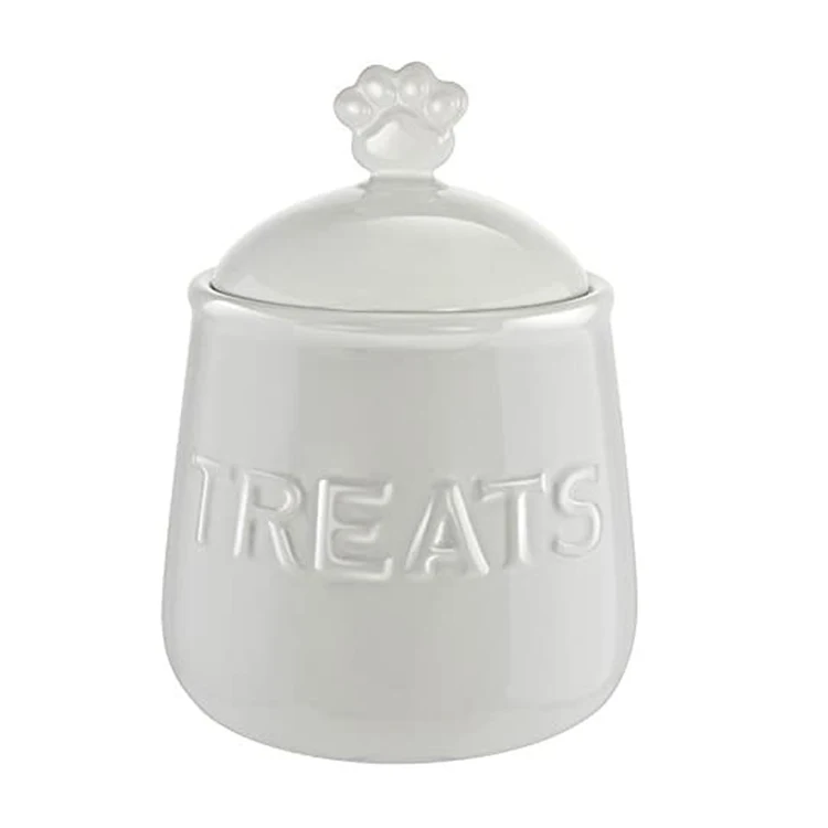 color glazed Stoneware dog cat Food Treat jar Canister with Lid custom cat ceramic treat jar
color glazed Stoneware dog cat Food Treat jar Canister with Lid custom cat ceramic treat jar