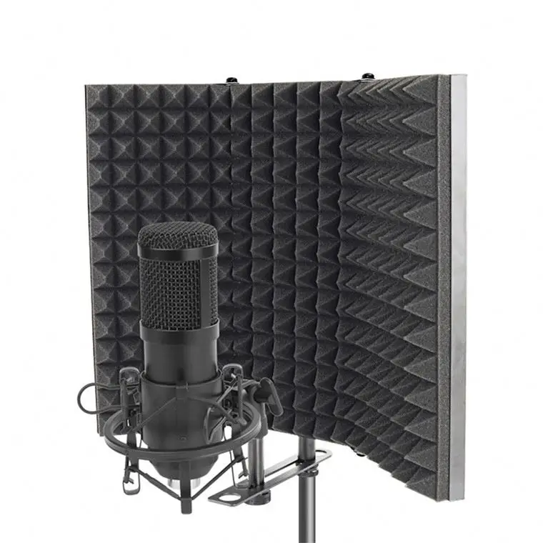 Best Sellers Studio Mic Proof Reflection Noise Reduction Aluminum Wind Sound Shield Acoustic Foam Panel, Black
Best Sellers Studio Mic Proof Reflection Noise Reduction Aluminum Wind Sound Shield Acoustic Foam Panel, Black